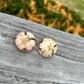 Peony Resin Studs