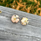 Peony Resin Studs