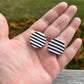 Large Striped Studs