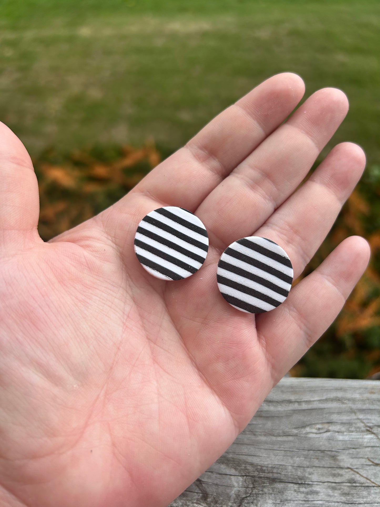 Large Striped Studs