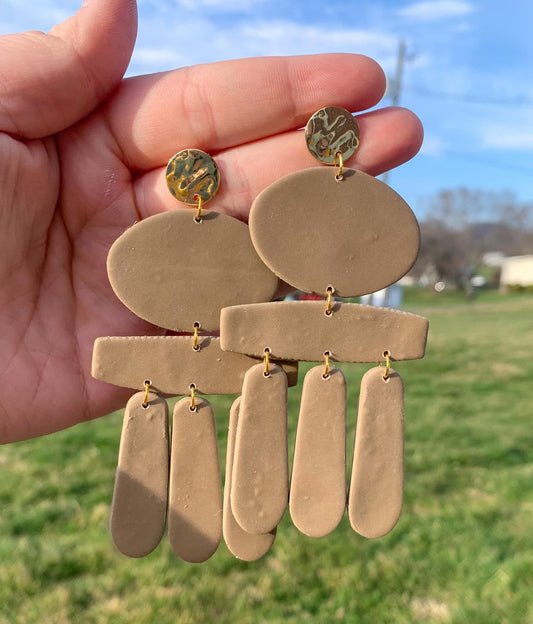 Large Brown Windchime Dangles